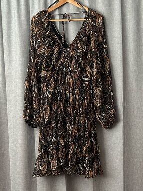 Miss Me Chiffon V-Neck Dress